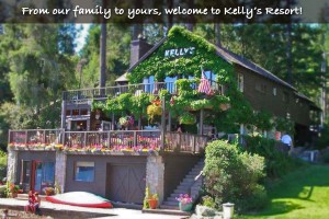 front of kelly's resort