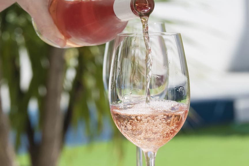 Chelan Wine Tasting - pink wine